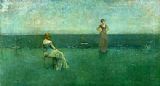 Thomas Dewing The Recitation painting